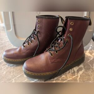 De Martens "Zavala" Boots in Oxblood